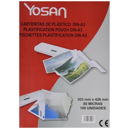 Laminating sleeves Yosan Transparent A3