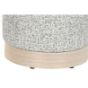 Footrest DKD Home Decor 32 x 32 x 38 cm Scandi Light grey