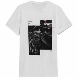 Men’s Short Sleeve T-Shirt 4F Sportswear White