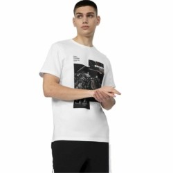 Men’s Short Sleeve T-Shirt 4F Sportswear White