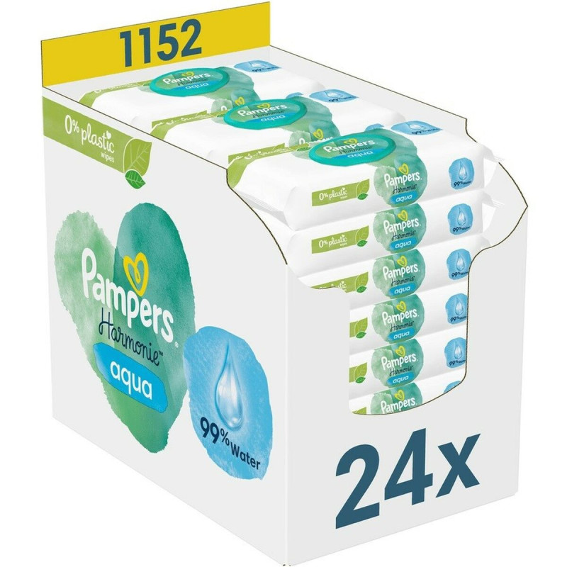 Moist Wipes Pampers Harmonie 48 Pieces