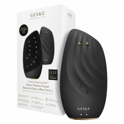 Cleansing Facial Brush Geske SmartAppGuided Black 8-in-1