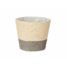 Planter 15 x 15 x 14 cm Grey Natural Rope Plastic (24 Units)