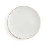 Flat plate Ariane Terra Ceramic Beige (Ø 27 cm) (6 Units)