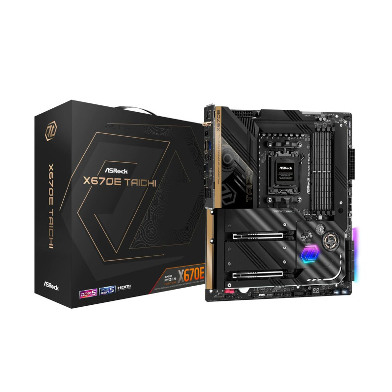 Motherboard ASRock X670E TAICHI Intel Wi-Fi 6 AMD AM5