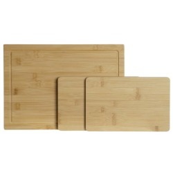 Cutting board DKD Home Decor Natural Bamboo 35 x 25 x 3 cm