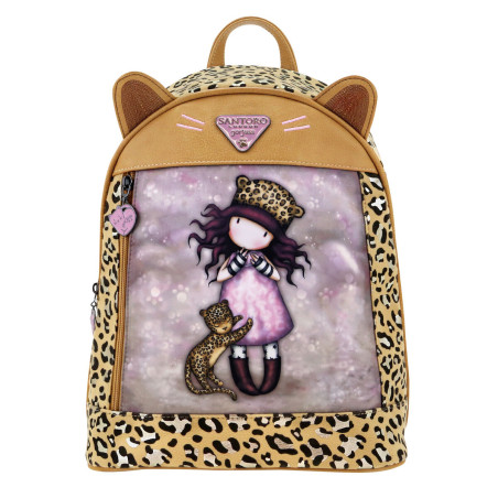 Casual Backpack Gorjuss Leopard (25,5 x 31 x 10 cm)