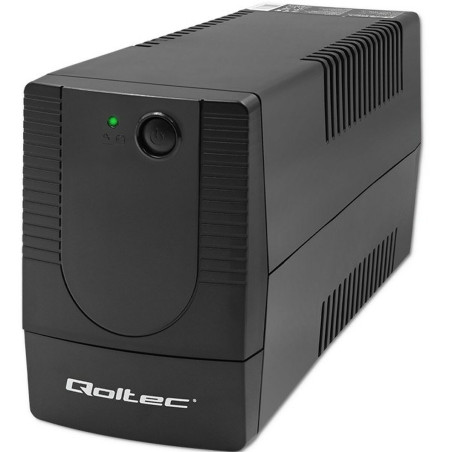 Uninterruptible Power Supply System Interactive UPS Qoltec 53772 360 W 650 VA