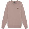 Men’s Sweatshirt without Hood Lyle & Scott V1-Crew Salmon