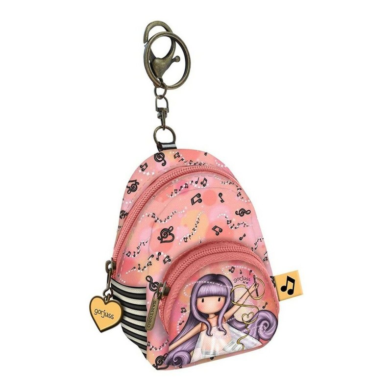 Purse Keyring Little Dancer Gorjuss Salmon