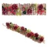 Door Hanger Christmas Red Multicolour Rattan Plastic Foam Pineapples 50 x 10 x 6 cm