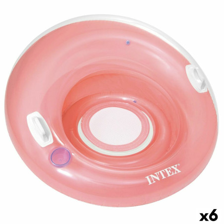 Inflatable Pool Chair Intex Circular Ø 119 cm 119 x 119 cm (6 Units)