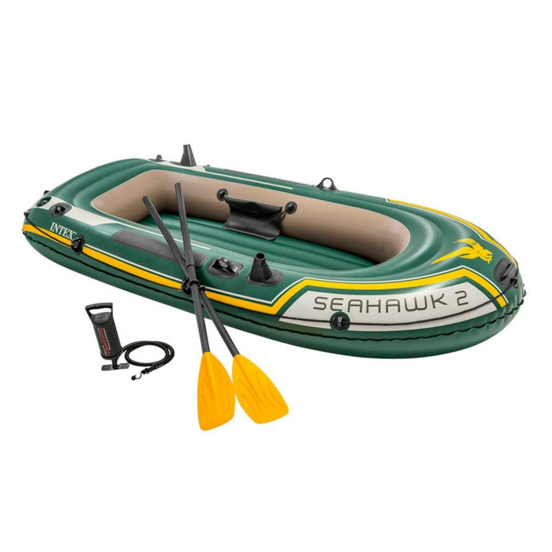 Inflatable Boat Intex Seahawk 2 Green 236 x 41 x 114 cm