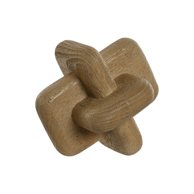 Decorative Figure Home ESPRIT Brown Knot 14 x 14 x 14 cm