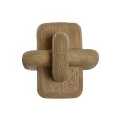 Decorative Figure Home ESPRIT Brown Knot 14 x 14 x 14 cm