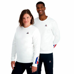 Women’s Sweatshirt without Hood Le coq sportif Tri N°1  White