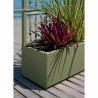 Plant pot Starwax Black Rectangular 80 cm