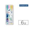 Set of Felt Tip Pens Staedtler 334 SB6CS1 (6 Units)