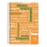 Notebook Pacsa Orange Din A4 4 Pieces 80 Sheets