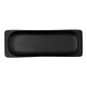 Snack tray Bidasoa Fosil Black Ceramic Aluminium Oxide 36 x 12,7 x 2,9 cm (9Units)