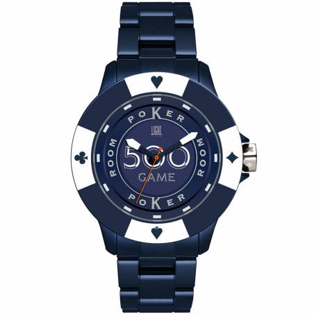 Unisex Watch Light Time POKER (Ø 41 mm)