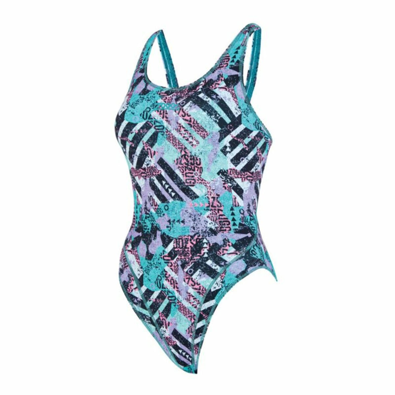 Women’s Bathing Costume Zoggs Master Back Aquamarine