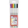 Set of Felt Tip Pens Stabilo Pen 68 Brush Multicolour (10 Units)