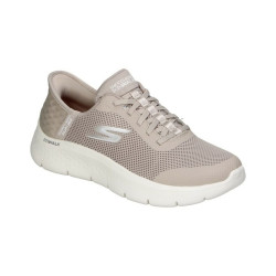 Walking Shoes for Women Skechers  GO WALK 124836 Beige