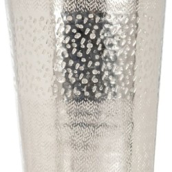 Vase 19 x 19 x 43 cm Metal Silver