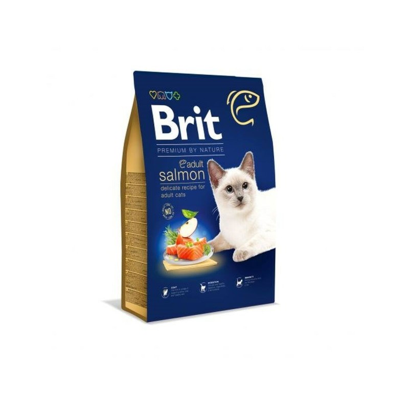 Cat food Brit PREMIUM BY NATURE ADULT Adult Salmon 1,5 Kg