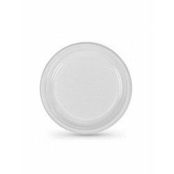 Set of reusable plates Algon White Plastic 25 cm (100 Units)