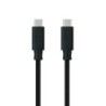 USB-C Cable NANOCABLE 10.01.4102 Black 2 m (1 Unit)