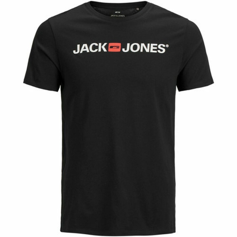 Men’s Short Sleeve T-Shirt JJECORP LOGO TEE SS Jack & Jones 12137126 Black