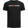 Men’s Short Sleeve T-Shirt JJECORP LOGO TEE SS Jack & Jones 12137126 Black