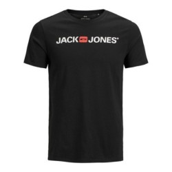 Men’s Short Sleeve T-Shirt JJECORP LOGO TEE SS Jack & Jones 12137126 Black