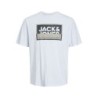 Men’s Short Sleeve T-Shirt Jack & Jones COLOGAN TEE SS 12253442  White