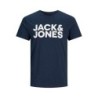 Men’s Short Sleeve T-Shirt Jack & Jones JJECORP LOGO TEE 12151955 Navy Blue