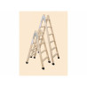 4-step folding ladder Plabell Wood 114 x 31/48 cm