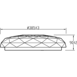 Ceiling Light Philips Plafón White 23 W Metal/Plastic (36,8 x 8,5 x 36,8 cm)