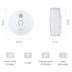 Smoke Detector Konyks FireSafe 2 Wireless