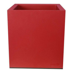 Plant pot Riviera Red Plastic Squared 40 x 40 cm