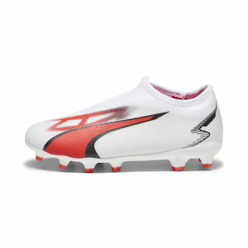 Childrens Football Boots Puma Ultra Match Ll Rojo/Blanco