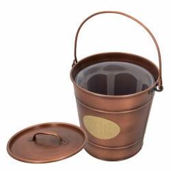 Ice Bucket Aktive Ice Copper Galvanised Steel 5 L 26,5 x 25,5 x 23,5 cm (6 Units)