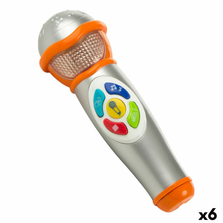 Toy microphone Winfun 6 x 19,5 x 6 cm (6 Units)