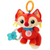 Rattle Cuddly Toy Winfun Fox 13,5 x 26,5 x 7,5 cm (6 Units)