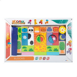 Construction set Woomax animals 32 Pieces (6 Units)