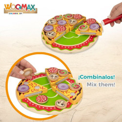 Wooden Game Woomax Pizza 27 Pieces (6 Units)