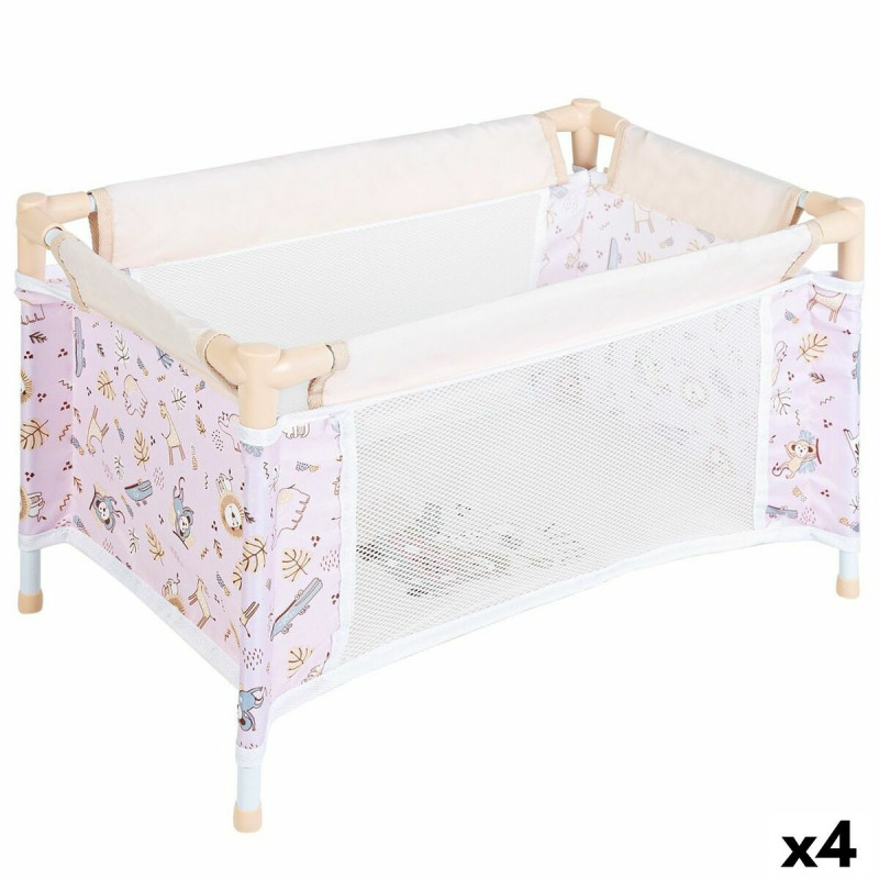 Cradle for dolls Colorbaby Safari 29 x 50 x 30 cm 4 Units