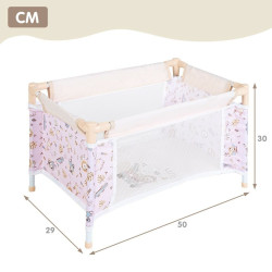 Cradle for dolls Colorbaby Safari 29 x 50 x 30 cm 4 Units