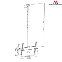 Screen Table Support MacLean MC-631 32" 55"